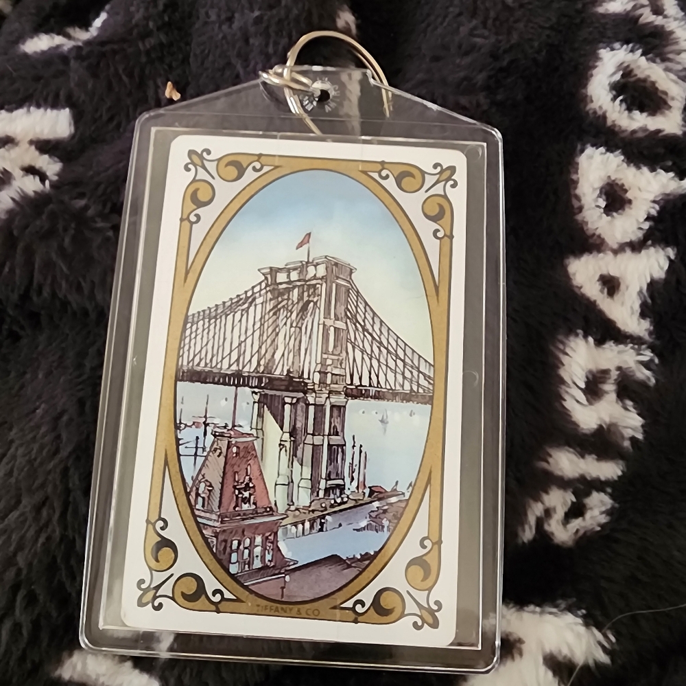 Tiffany & Co. Bridge Illustration with Gold Accents